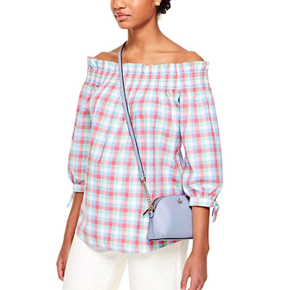 Kate Spade cotton off the shoulder blouse, size small like new